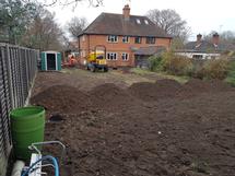 Property developer in Berkshire. House extension. CR Project Solutions. Eversley garden during